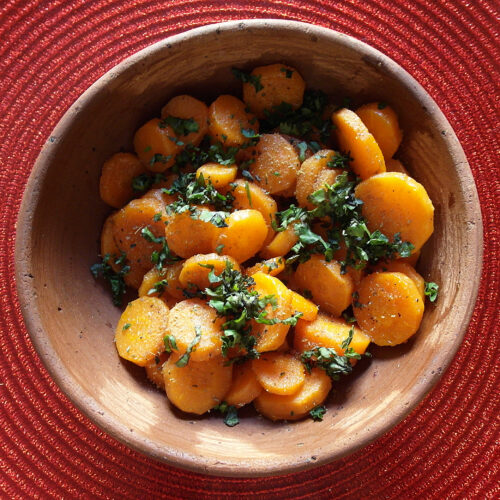 Carottes au miel et au cumin