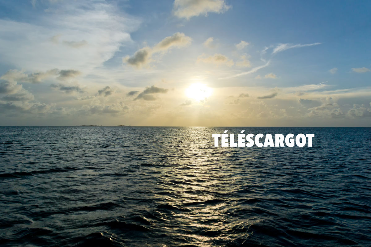 Coucher de soleil sur la mer