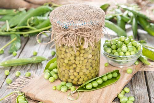 petits pois en conserve