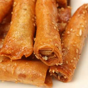 Cigares aux amandes et à la fleur d'oranger
