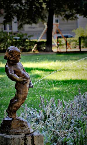 L'urine : statue