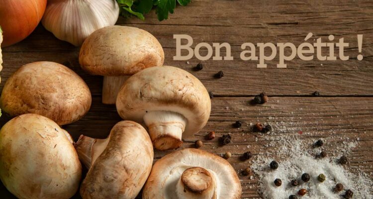 Champignons et poivre