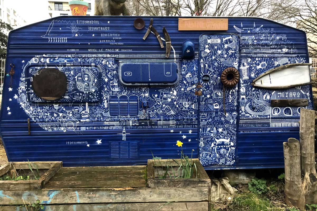 Caravane à la Bergerie des Malassis