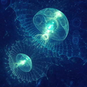 meduse bioluminescente - Jaswe -Edit bioluminescence