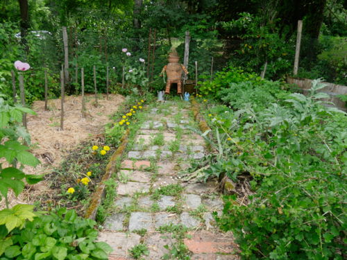 Moulin de la Souloire, Gironde, Saint-Germain-du-Puch. Potager-Edit ©Isabelle Morand