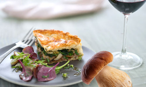 Recette-champignons Recette canard et cèpes