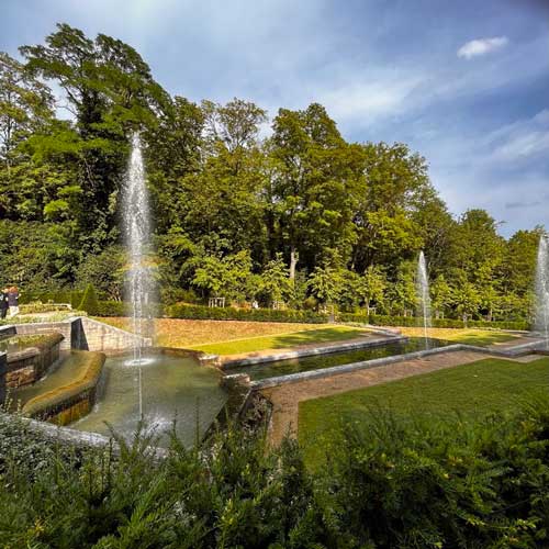 Courances-IV Domaine de Courances, jardinage avec l'eau
