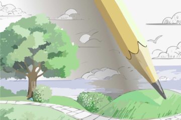 dessiner un jardin
